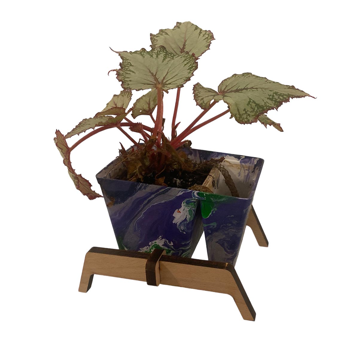 PRE-ORDER!: Plantenbak met water management systeem - Gerecycled Lokaal plastic