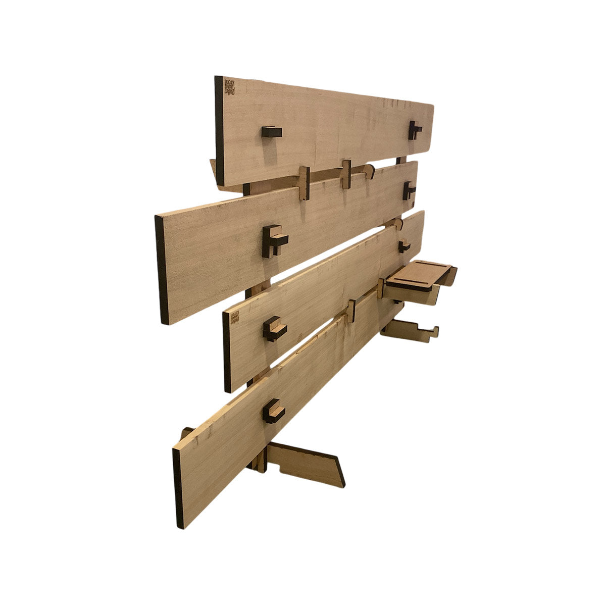 Plantenwand - en bureau scheidingswand - Lokaal Rotterdams hout