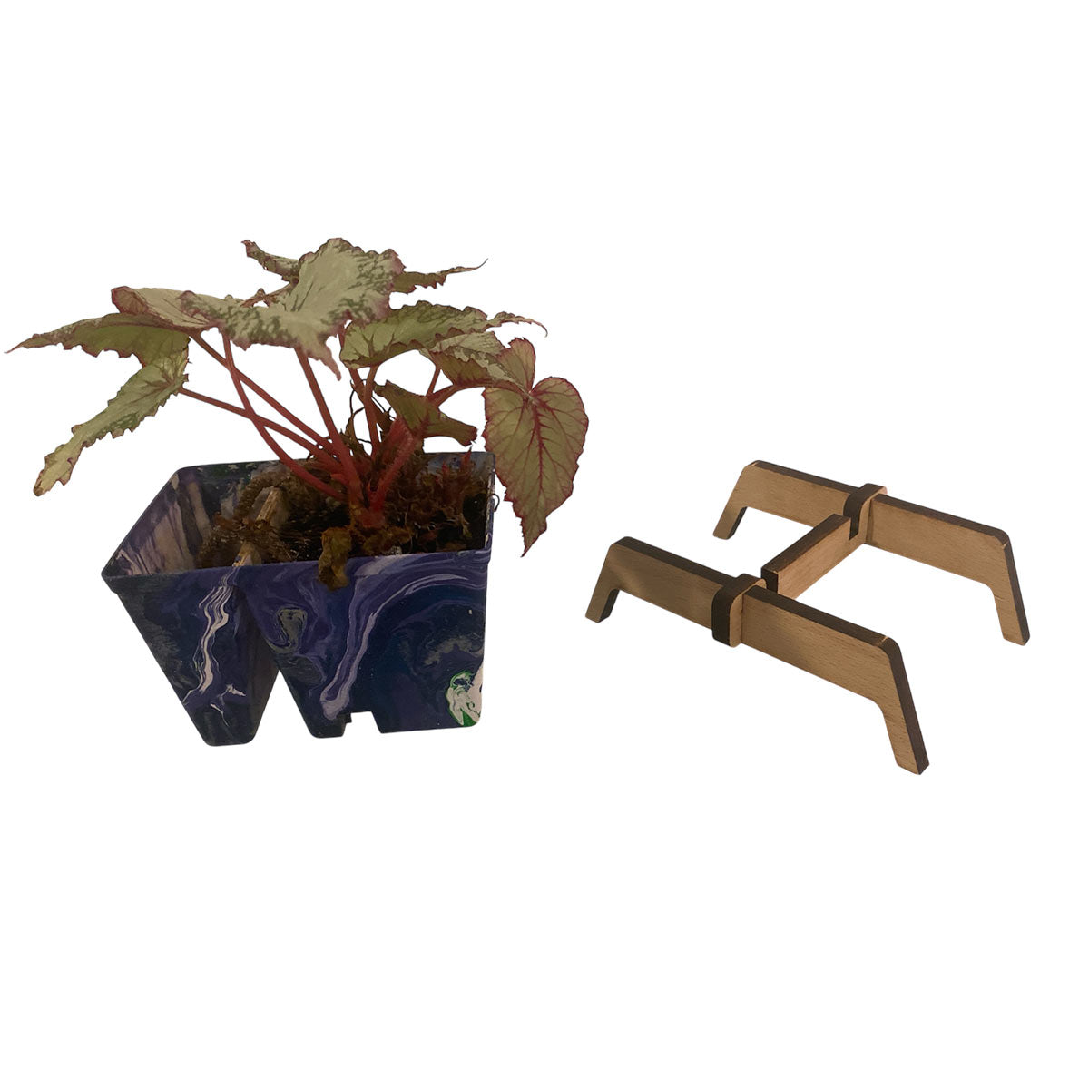 PRE-ORDER!: Plantenbak met water management systeem - Gerecycled Lokaal plastic