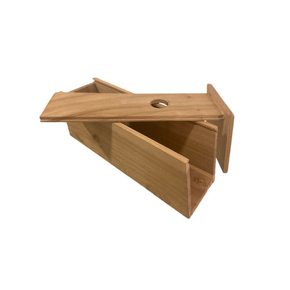 Geschenkhuisje - Wijnkistje en Vogelhuisje - Lokaal Rotterdams hout - handgemaakt